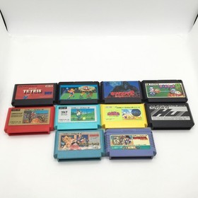 Nintendo New Famicom Console AV HVC-101 Box Bundle Games Japan NES Tested