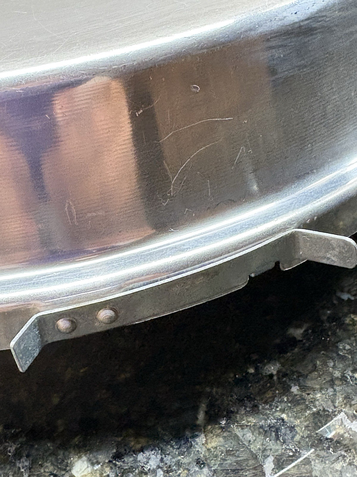 Mirro Covered Pie Pan With Drip Edge See Through Window Locking Edge M-5499