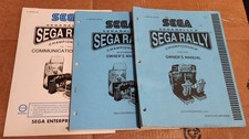 Sega Rally 2 Twin and Deluxe Arcade Service Manual Lot Sega Model 3 image