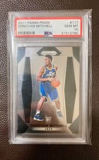 PSA10 Donovan Mitchell Prizm Rookie Card. rookie card picture