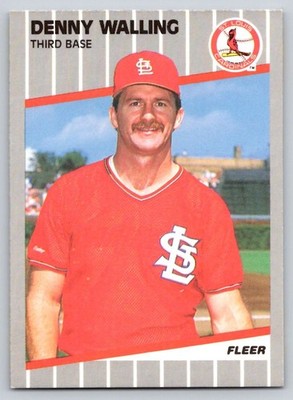 1989 Fleer - Denny Walling #465 - *Near Mint-Mint*