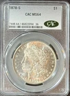 1878-S CAC MS64 Morgan Silver Dollar