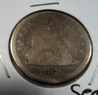 1876 Liberty Seated Silver Quarter