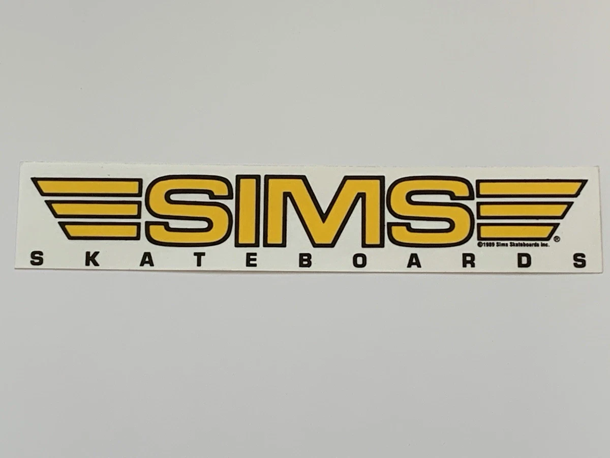 スケートボード Sims Vtg Skateboard Sticker Sims Skateboard for sale | eBay