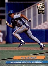 Pat Listach 1992 Fleer Ultra Rookie Card #385. rookie card picture