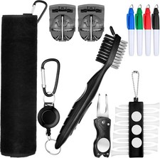 22 Pcs Golf Accessories Kit Golf Essentials Club Cleaning Kit for Men Starter To
