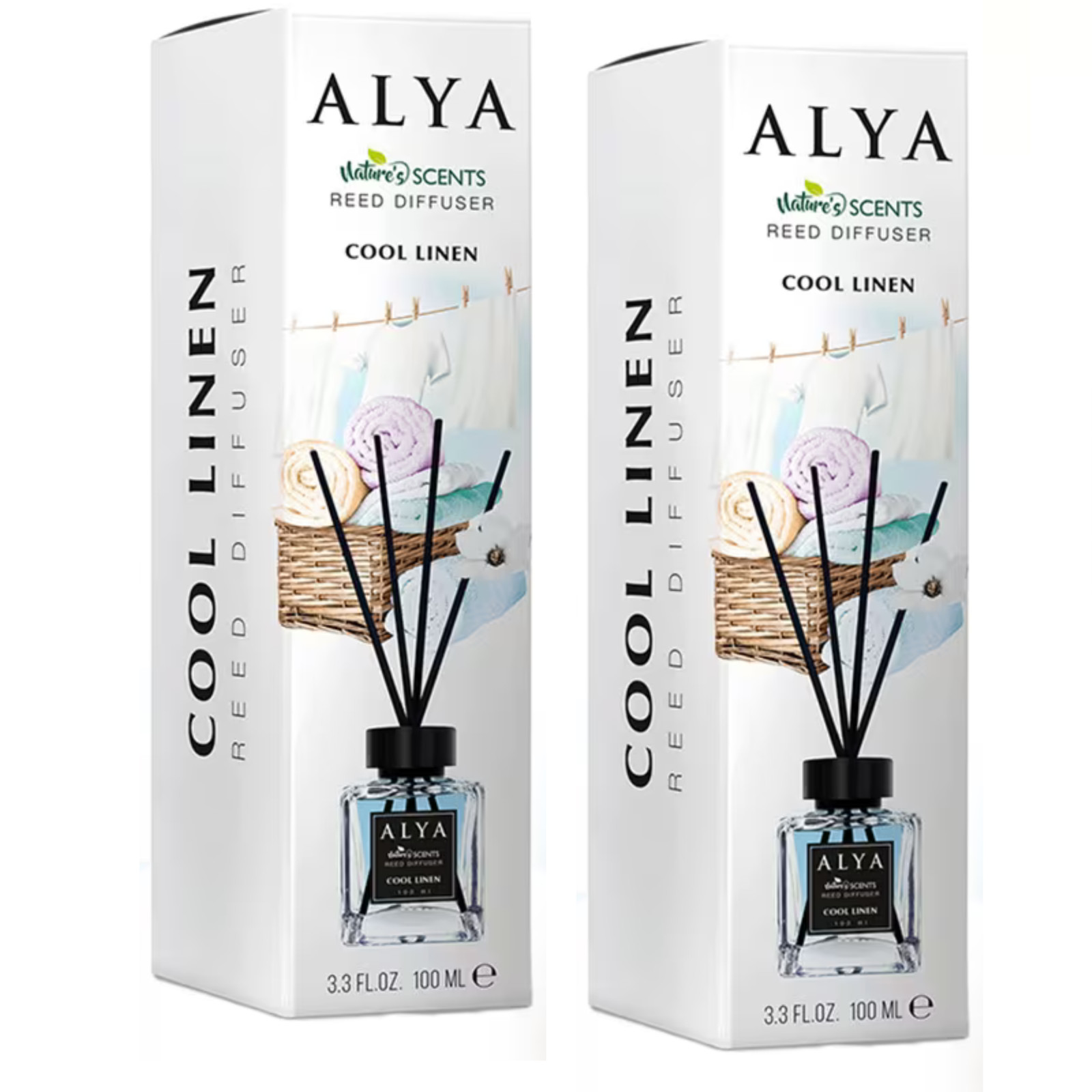 ALYA Nature Scents Reed Diffuser 3.3oz for Home and Office