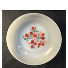 Vintage Anchor Hocking Fire King Primrose Milk Glass Bowl