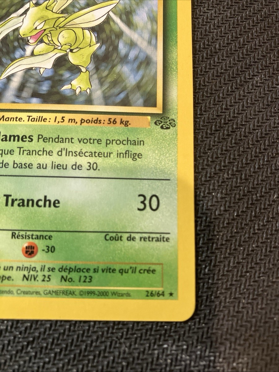 Insecateur (Scyther) 26/64 Non Holo Jungle (French) Pokémon | eBay