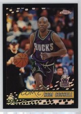 2001-02 Topps Chrome Black Border Refractor 14/50 Sam Cassell #102 h8k