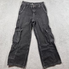 BDG Urban Outfitters Cargo Pants Womens 25 Wide Leg Utility Baggy Distressed Y2K