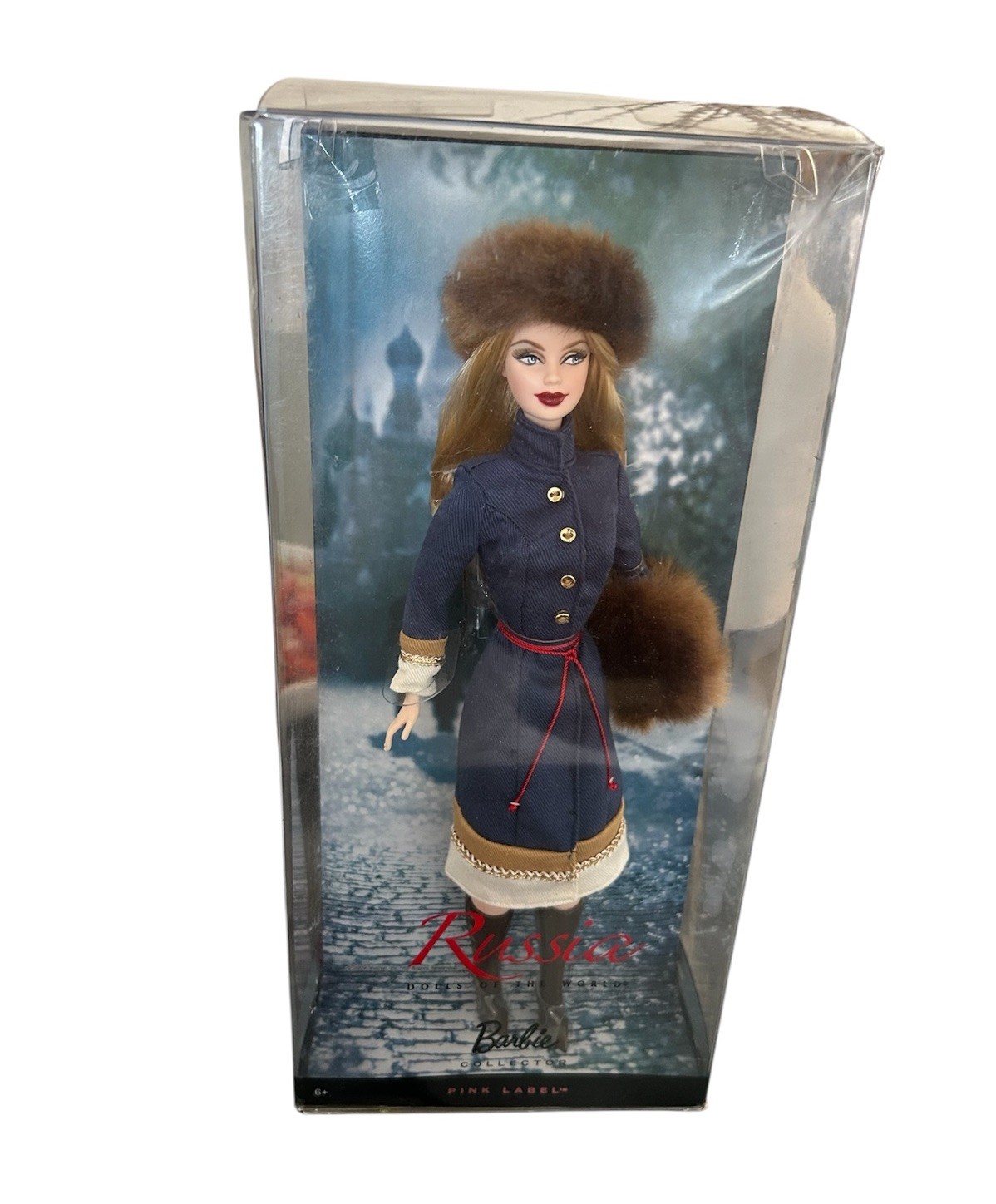 2009 Mattel Dolls of the World Pink Label “Russia Barbie” #R4488 *NRFB*