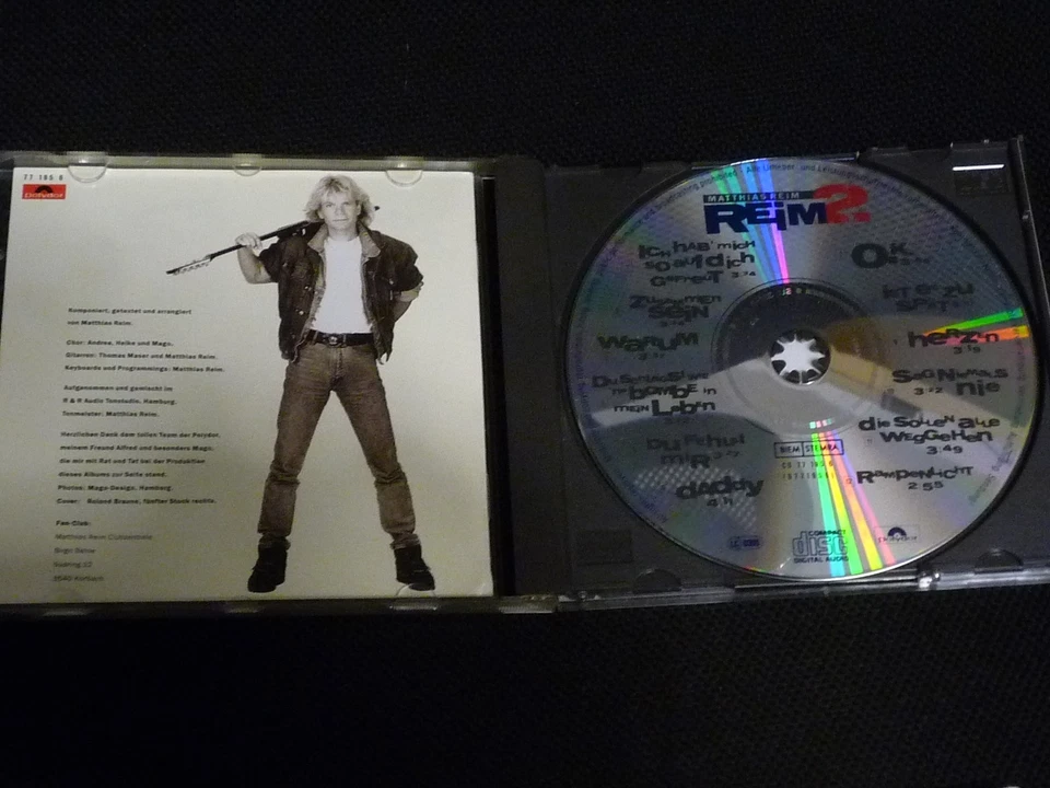 REIM CD + MC + Autogramm matthias reim - Bild 3 von 4