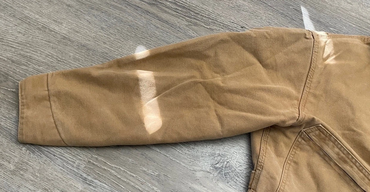 Vintage Carhartt Coveralls Insulated Mens Size 42R Regular Tan USA Carpenter - product detail image 9