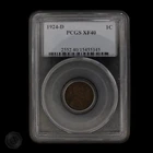 1924 D Lincoln Wheat Cent PCGS XF-40 -E0093