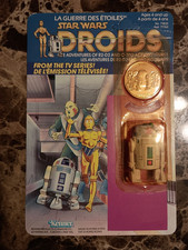 Vintage Droids R2-D2 Canadian Star Wars cardback Canada 1985