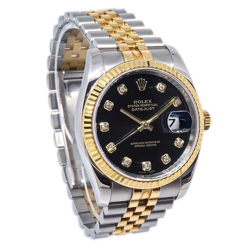 Rolex Oyster Perpetual Datejust 36mm Ref.116233G Self-winding Watch 18KYG 178367