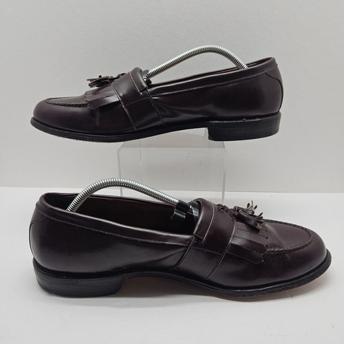Allen Edmonds Newport Leder Quaste Halbschuhe braun elegante Schuhe Größe 11,5 B - Bild 2 von 8