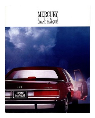 Vintage Mercury Grand Marquis 1989 Poster Wandbild Premium Qualität