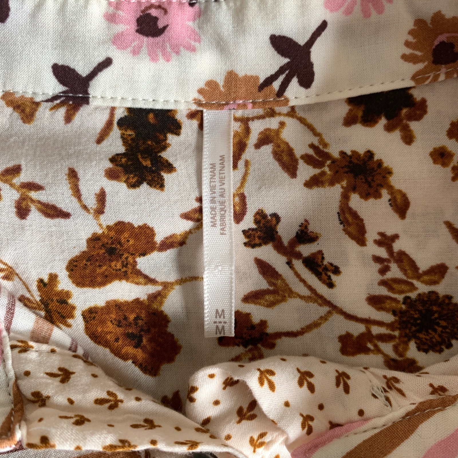 Free People Hazel Patchwork Button Down Blouse in… - image 4