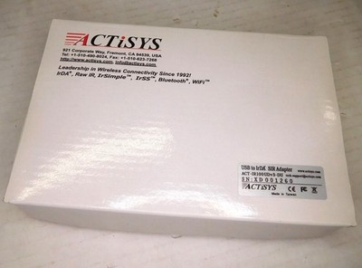 Actisys ACT-IR100UD v3-DU USB to IrDA SIR Adapter (050526)