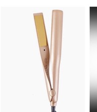 2-in-1 Titanium Hair Straightener  Curler Gold Ionic 230 C 40W GL-1597