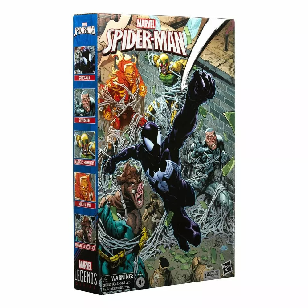 Figurines Marvel Legends Spider-Man Villains : Set Premium Razorb et Super-Vilains en PVC