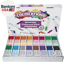 Washable Markers, Set of 256, 16 Colors, Non-Toxic, Bulk Art Supplies for Kids,