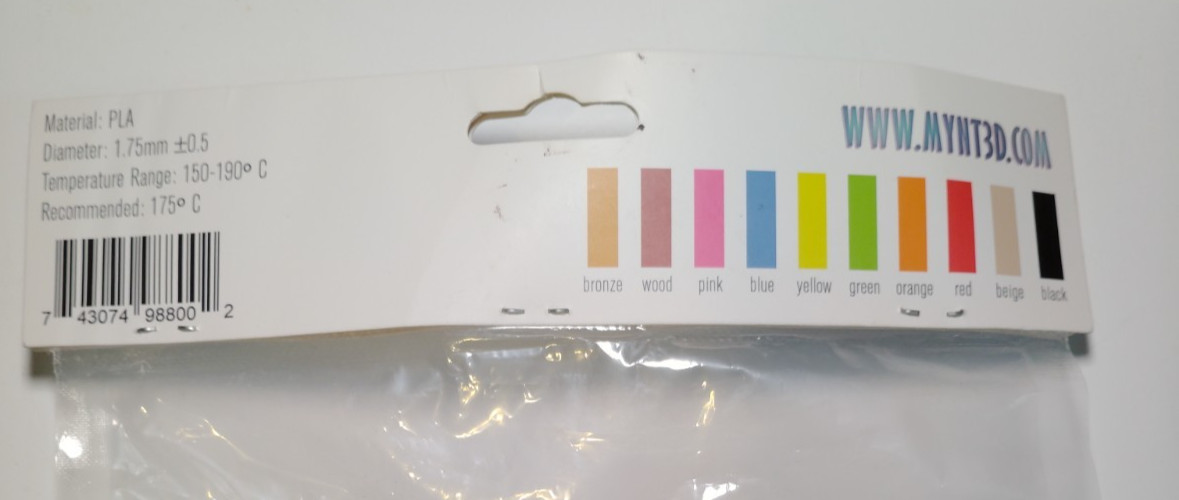 MYNT3D PLA 3D Pen Filament Refill Pack 10 NEW Unopened