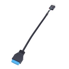 20Pin 19Pin USB 3.0 Female to 9Pin USB 2.0 Male Motherboard Cable Adapters Cord