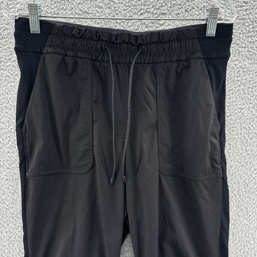 Lululemon Hose Damen 10 schwarz Travel Beyond The Studio Jogginghose volle Länge - Bild 2 von 11