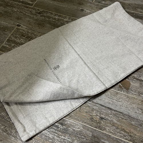 Brunello Cucinelli Large Dust Bag Set of 2 for Long Boots 35x67cm Gray garments - Picture 6 of 6