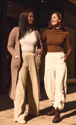 Halara Pants Joggers Womens XS Ivory FLEECE High Waisted Pockets NEW Athleisure - Picture 4 of 10