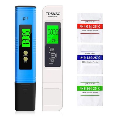 Digital PH und TDS EC Meter Wasserqualität Tester Leitwertmessgerät Trinkwasser