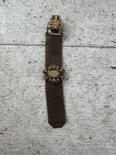 Antique Gold Tone GF?! Mesh Pocket Watch Fob Chain