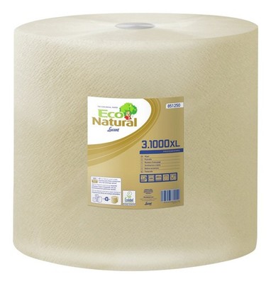 Elos Papierrolle Putzpapier weiß 36 x 36 cm 2-lag. 1000 Blatt/Rolle - 2 Rollen