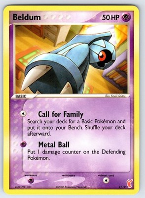 Beldum - PR EX Trainer Kit 2: Plusle & Minun #1/12 Common Normal LP