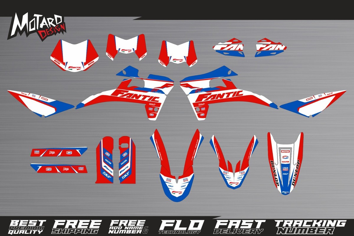 Fantic XE XM 50 125 2017 2018 2019 2020 2021 2022 Graphics Kit