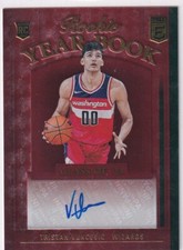 Panini 2023-24 NBA Donruss Elite No. RYB-VUK Tristan Vukcevic Rookie Auto