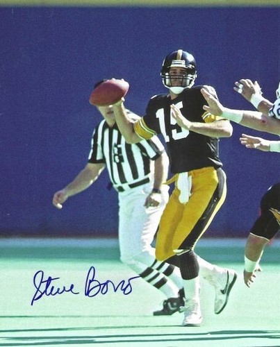 Autogramm Steve Bono Pittsburgh Steelers 8x10 Foto mit Echtheitszertifikat