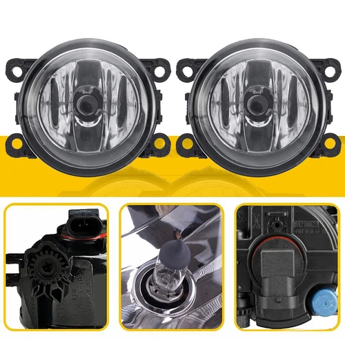 Pair Fit Ford Explorer 2011-2015 Clear Lens Fog Lights Bumper Lamps 2Pcs New - Picture 7 of 24