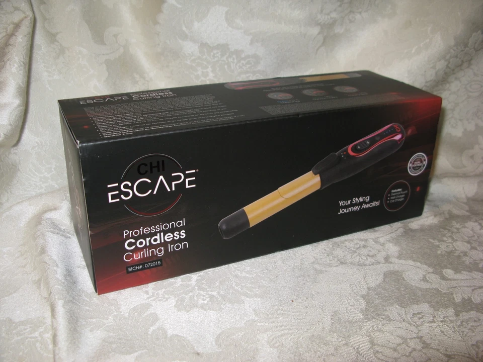 CHI Escape Professional Cordless 1" Ceramic Curling Iron. - Image 2 of 4
