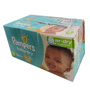 pampers size 3 104 ct