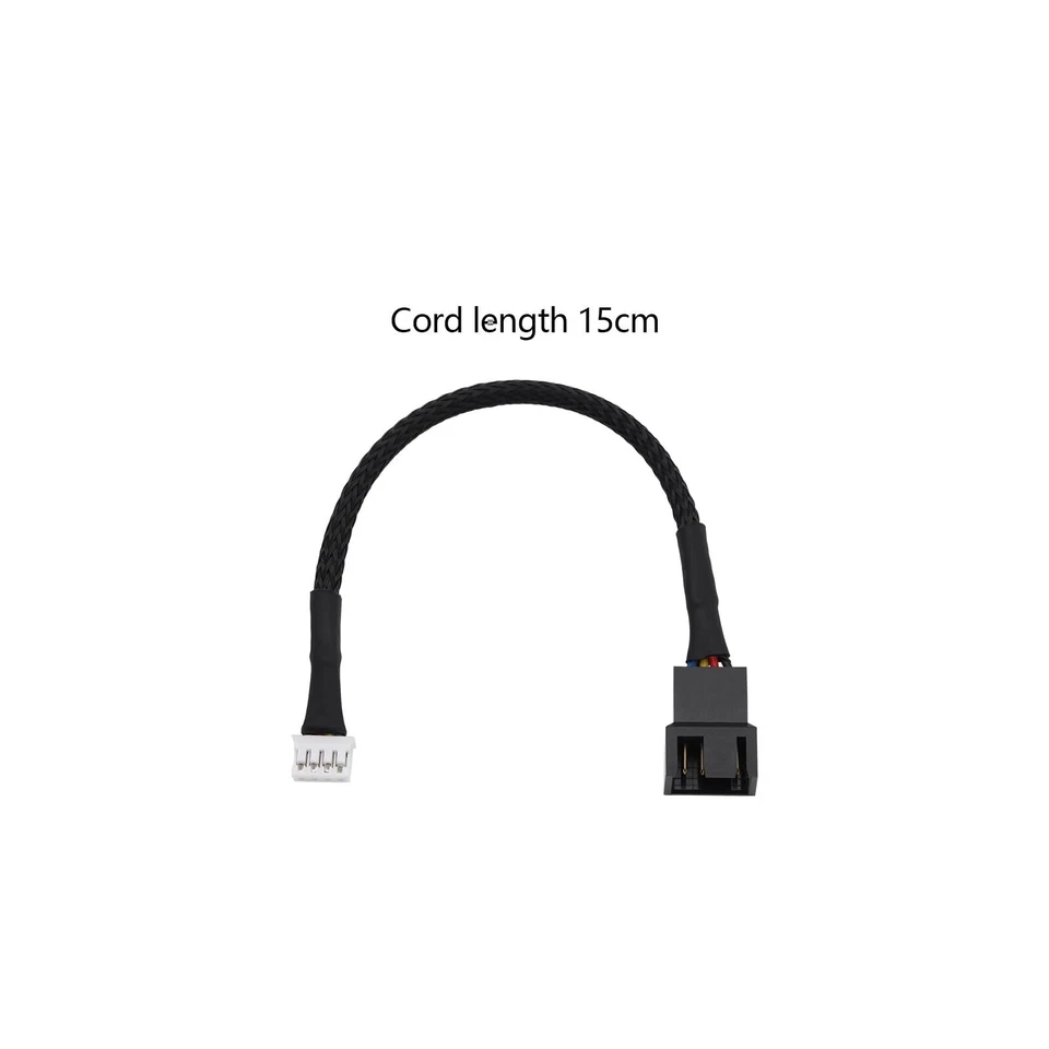 3 Pièces Adaptateur PWM Câble Adaptateur de Ventilateur à 4 Broches 15 Cm Rép... - Photo 4/4