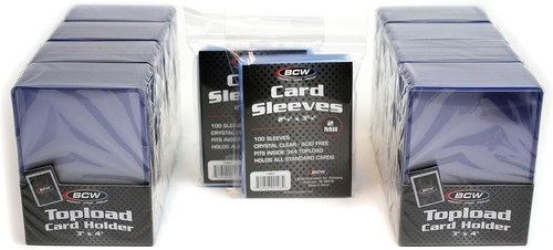 3X4 Topload Kartenhalter 200Ct und Standard Kartenhüllen 200 Ct Combo | Starre PV - Bild 8 von 12