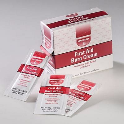 Waterjel First Aid Burn Cream .9gm FREE SHIPPING Pain releve with ALOE VERA