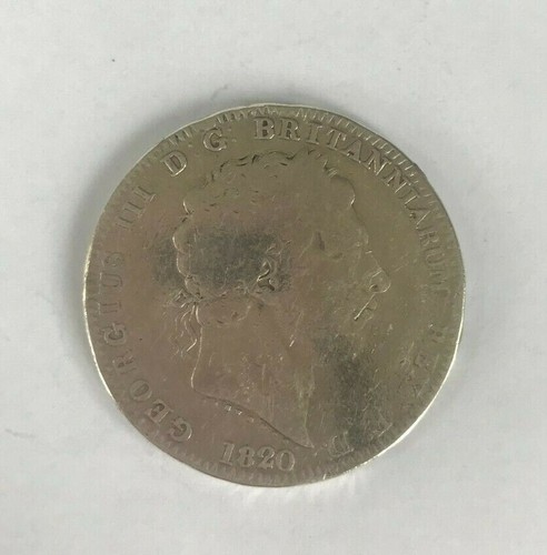 Silbermünze Georgius III 1820