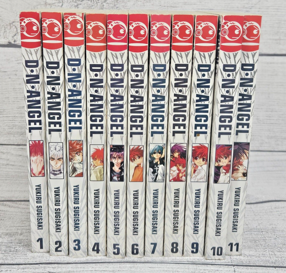 D.N. Angel Manga Book Series 1 thru 11 English LOT Yukiru