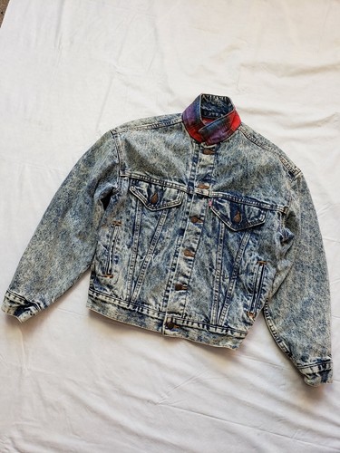 EUC Vintage Levis Flannel Lined Trucker 
