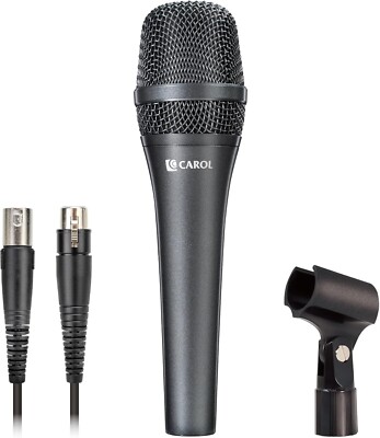 CAROL AC-910 Gesangsmikrofon - Dynamisches Mikrofon mit Nierencharakteristik Profi Neu